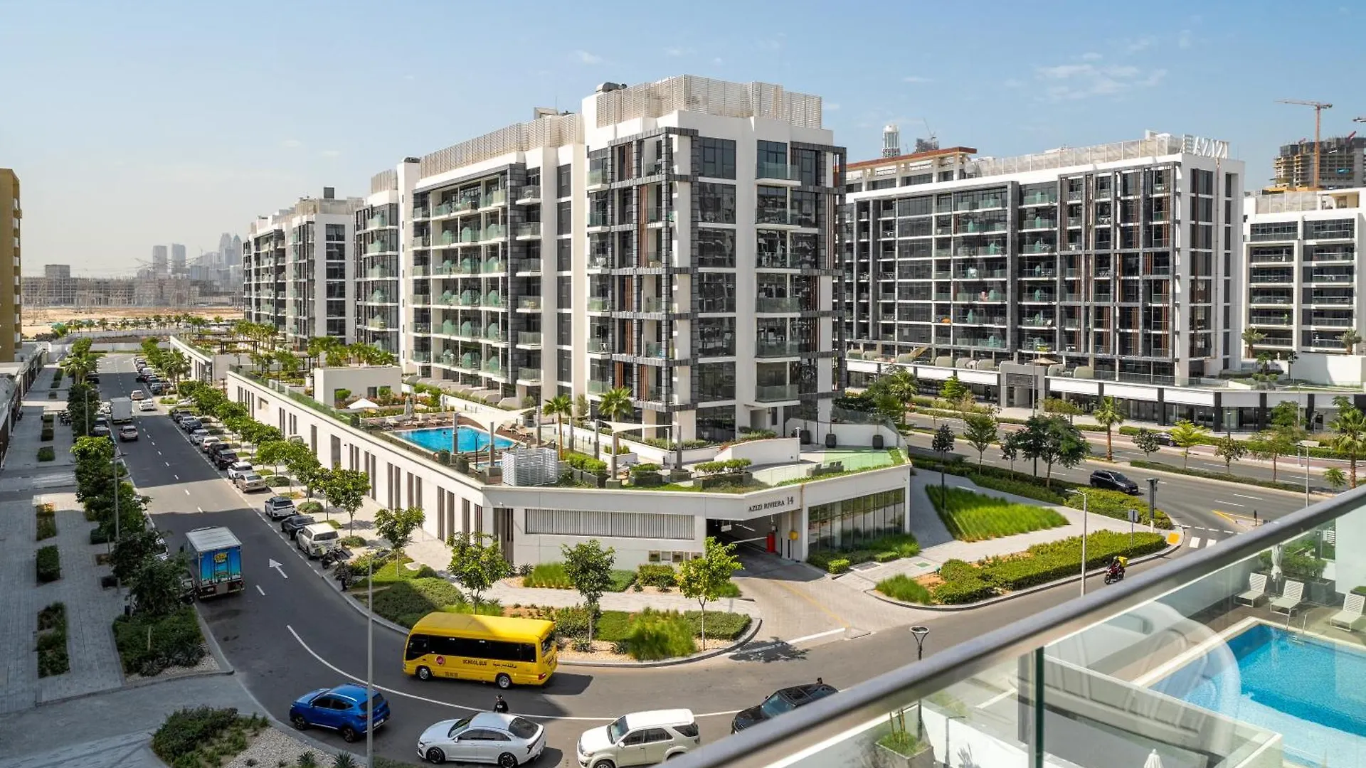 Apartment Amazing Studio In Azizi Riviera 9,City & Pool View Dubai