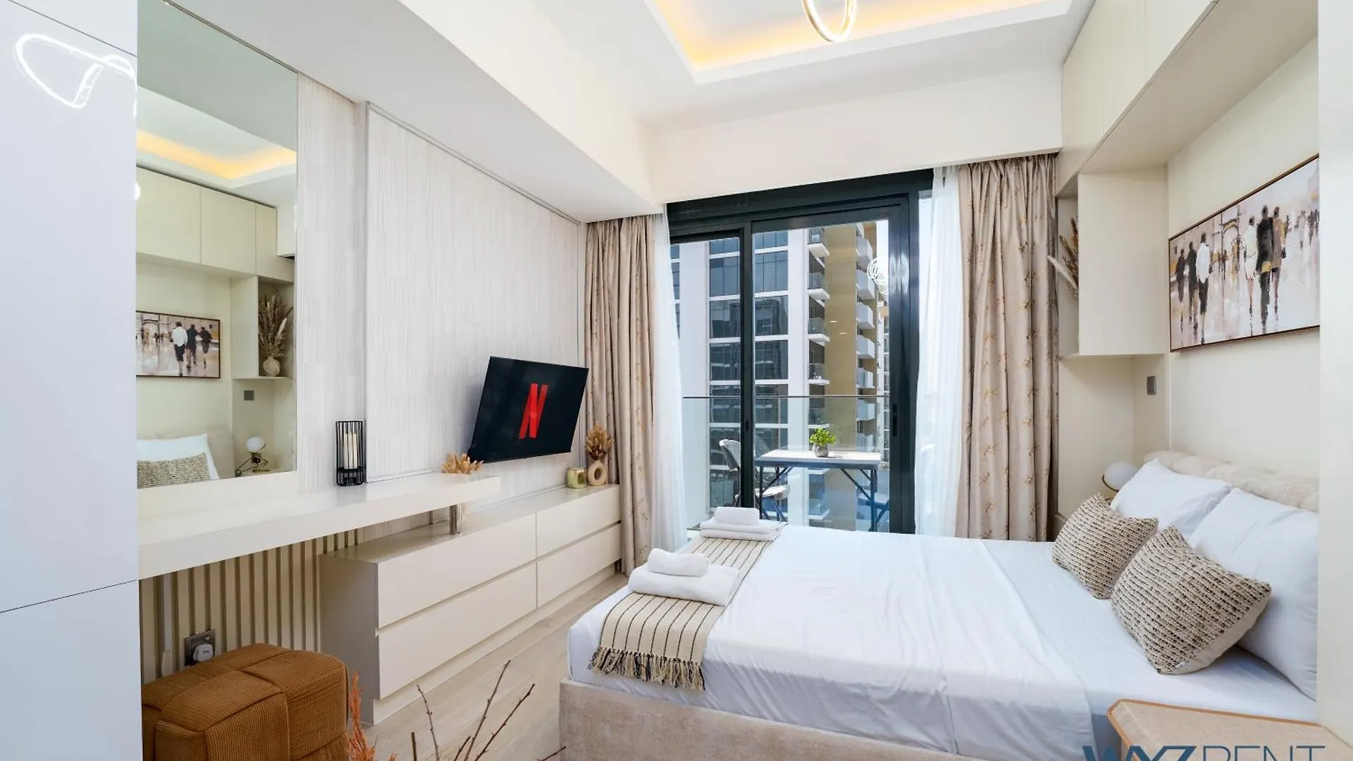 Apartman Amazing Studio In Azizi Riviera 9,City & Pool View Dubaj